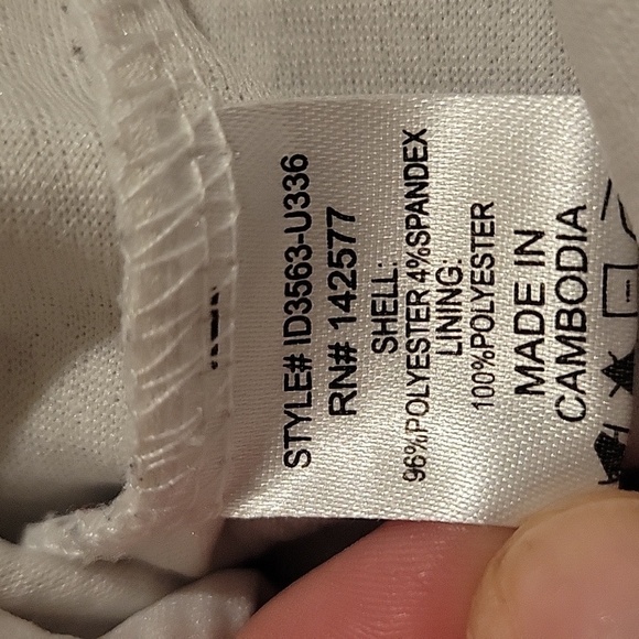 IRIS medium white floral mini dress with sheer maxi overlay - Picture 5 of 6